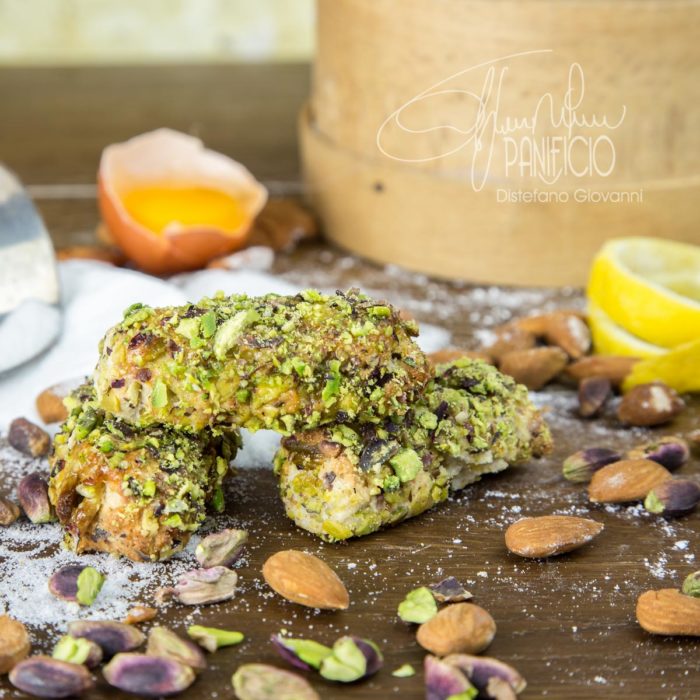 Paste di mandorla al pistacchio di Bronte