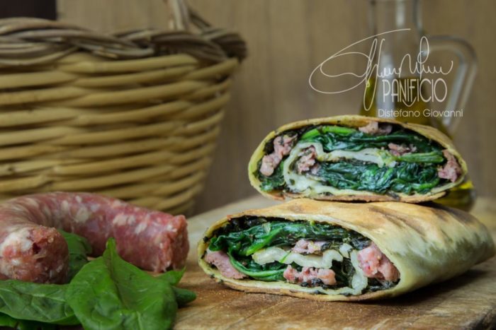 Spinaci e salsiccia